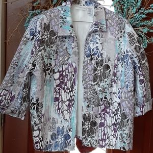 Gorgeous Alfred dunner open front jacket